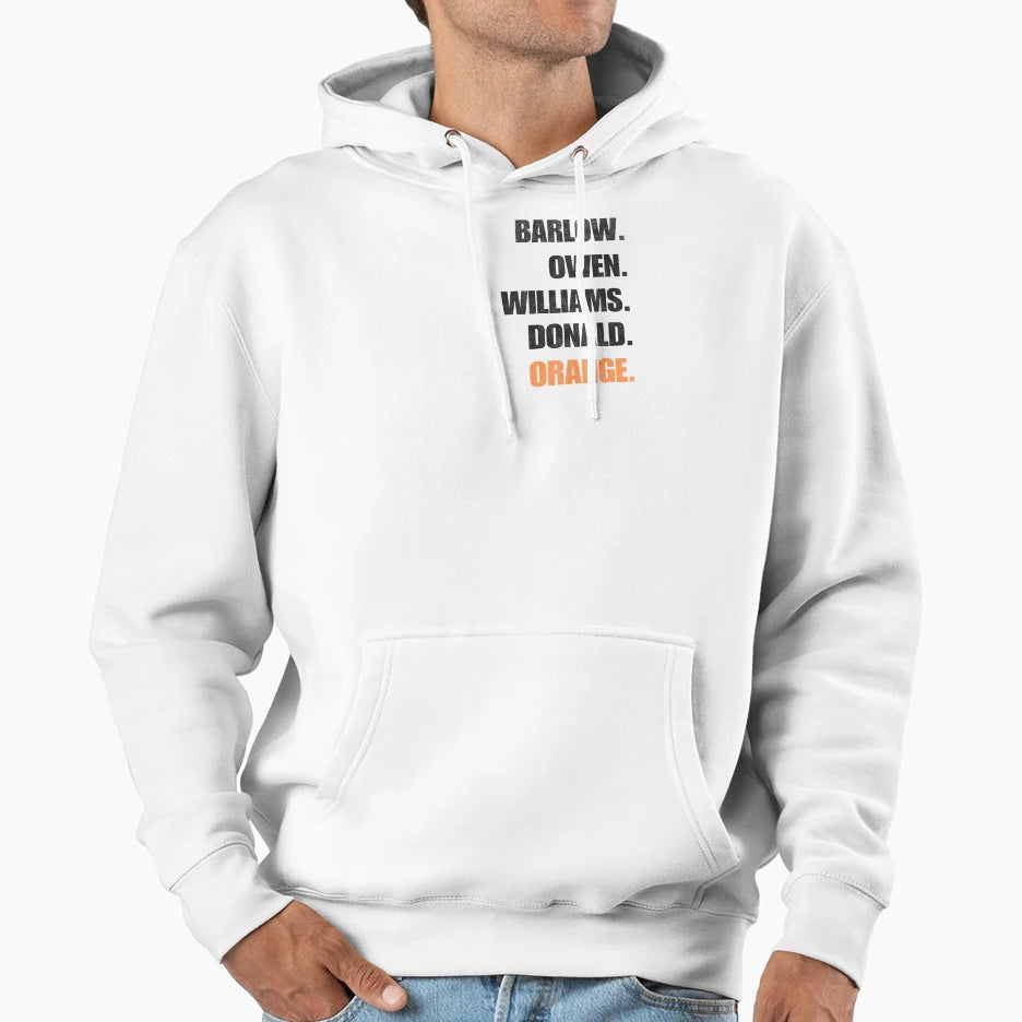 Orange Pop Bold Name Statement Take Hoodie - Streetwear Style for Adults - T-Shirt, Sweatshirt, Hoodie