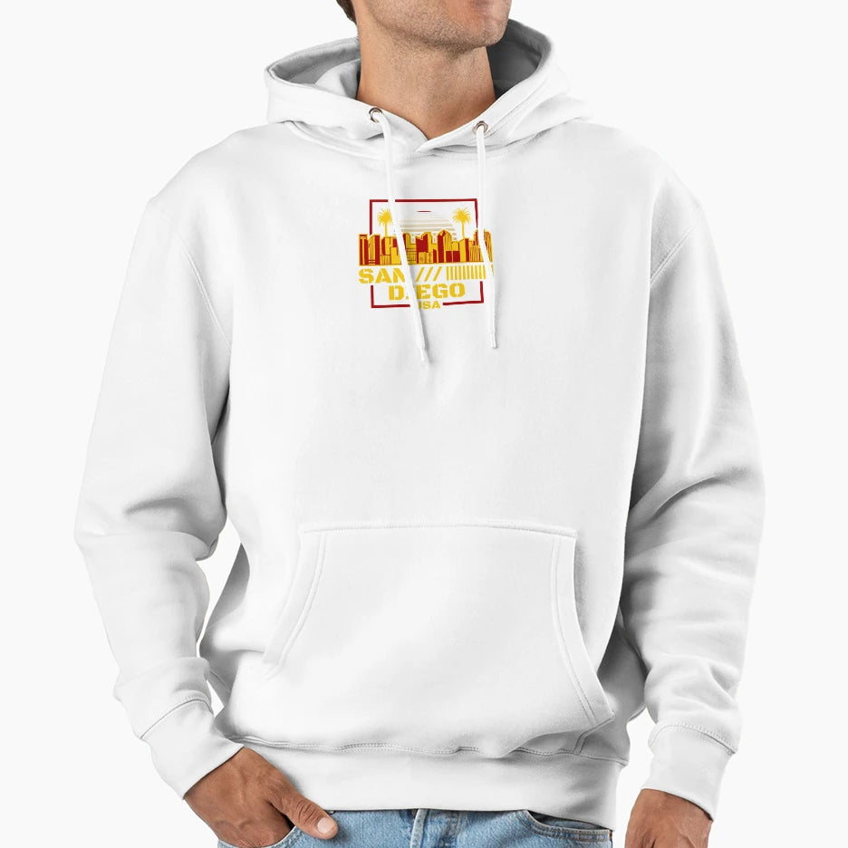 San Diego California United States Hoodie - Unique Graphic Men Women - T-Shirt, Sweatshirt, Hoodie