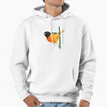 Northern Oriole Bird Watercolor Yellow And Hoodie - Unique Graphic Unisex - T-Shirt, Sweatshirt, Hoodie