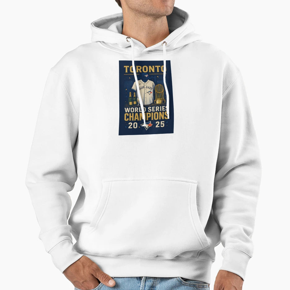 Blue Jays Champions 2025 Locker Room Hoodie - Trendy Graphic for Adults - T-Shirt, Sweatshirt, Hoodie