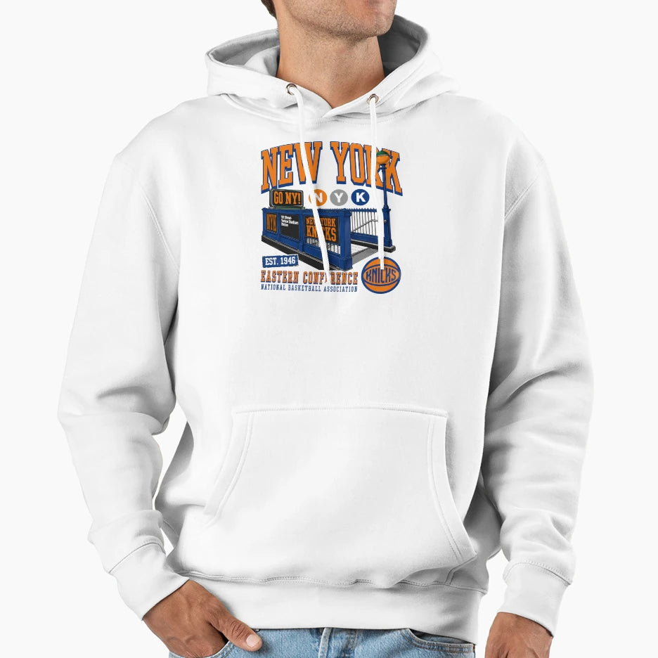 New York Knicks Mitchell Hoodie - Novelty Apparel Men Women - T-Shirt, Sweatshirt, Hoodie