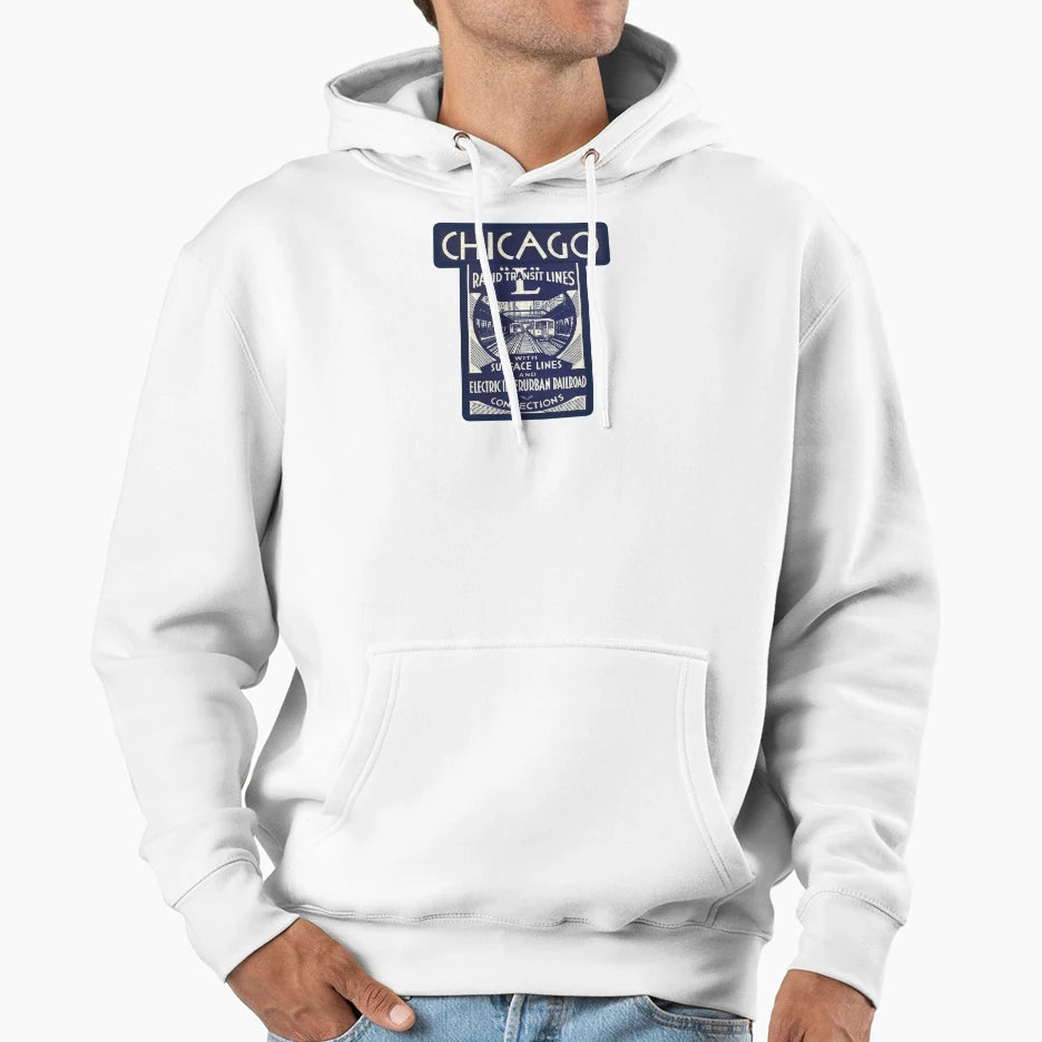 Chicago And Suburbs Rapid Transit L Hoodie - Novelty Apparel Men Women - T-Shirt, Sweatshirt, Hoodie