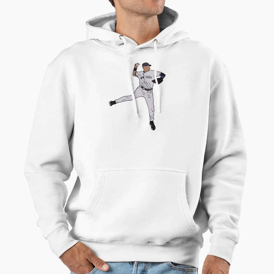 Derek Jeter Jump Throw Hoodie - Graphic Print Unisex - T-Shirt, Sweatshirt, Hoodie