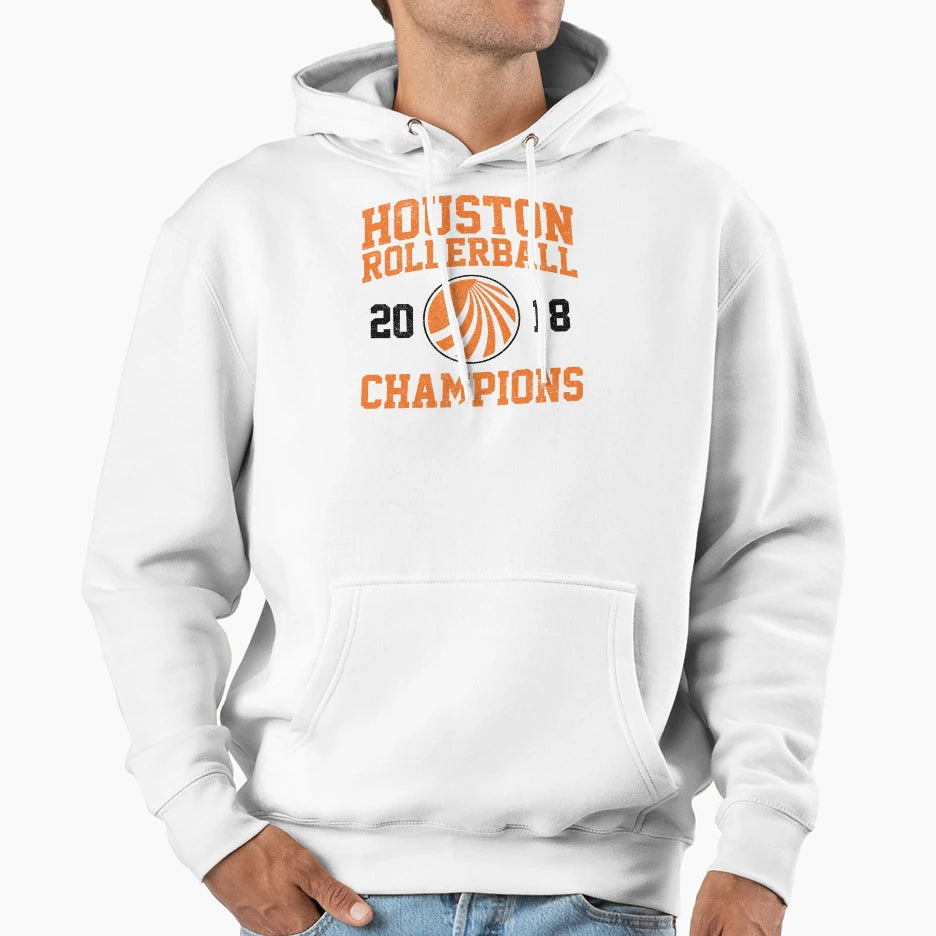 Houston Rollerball Champions Variant Hoodie - Minimalist Print Men Women - T-Shirt, Sweatshirt, Hoodie