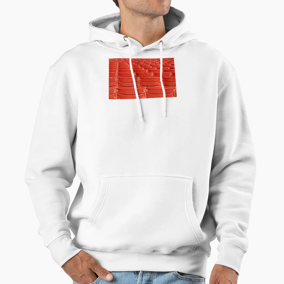 Rows And Rows Red Hoodie - Trendy Graphic Men Women - T-Shirt, Sweatshirt, Hoodie
