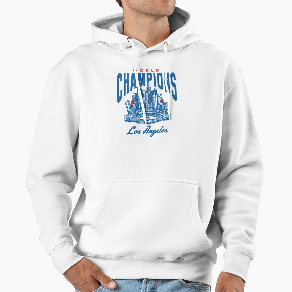 Los Angeles Dodgers World Champs Hoodie - Aesthetic Graphic for Adults - T-Shirt, Sweatshirt, Hoodie
