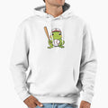 Frog Baseball Frog Hoodie - Fun Novelty Design for Adults - T-Shirt, Sweatshirt, Hoodie
