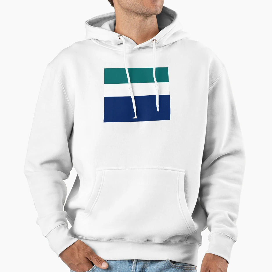 Happy Birthday Blue White Green Hoodie - Aesthetic Graphic Men Women - T-Shirt, Sweatshirt, Hoodie
