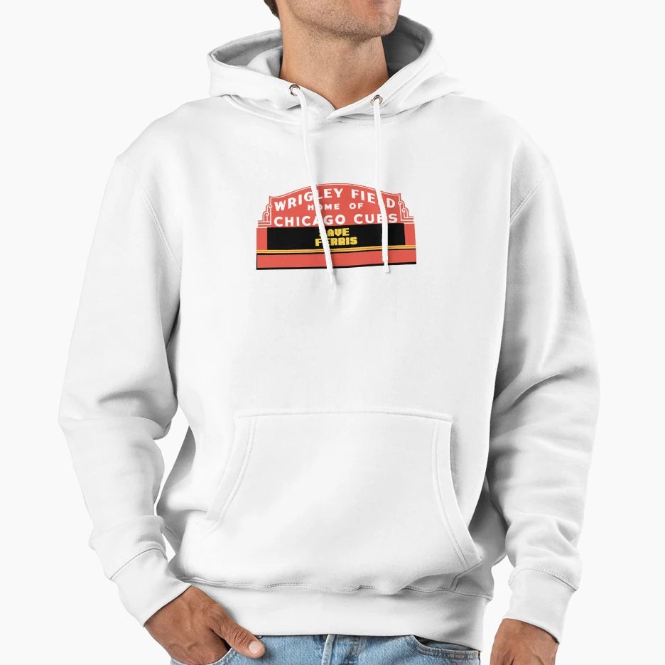 Save Ferris Wrigley Field Sign Hoodie - Fun Novelty Design Unisex - T-Shirt, Sweatshirt, Hoodie