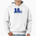 Los Angeles Blues Inverted Hoodie - Fun Novelty Design Men Women - T-Shirt, Sweatshirt, Hoodie