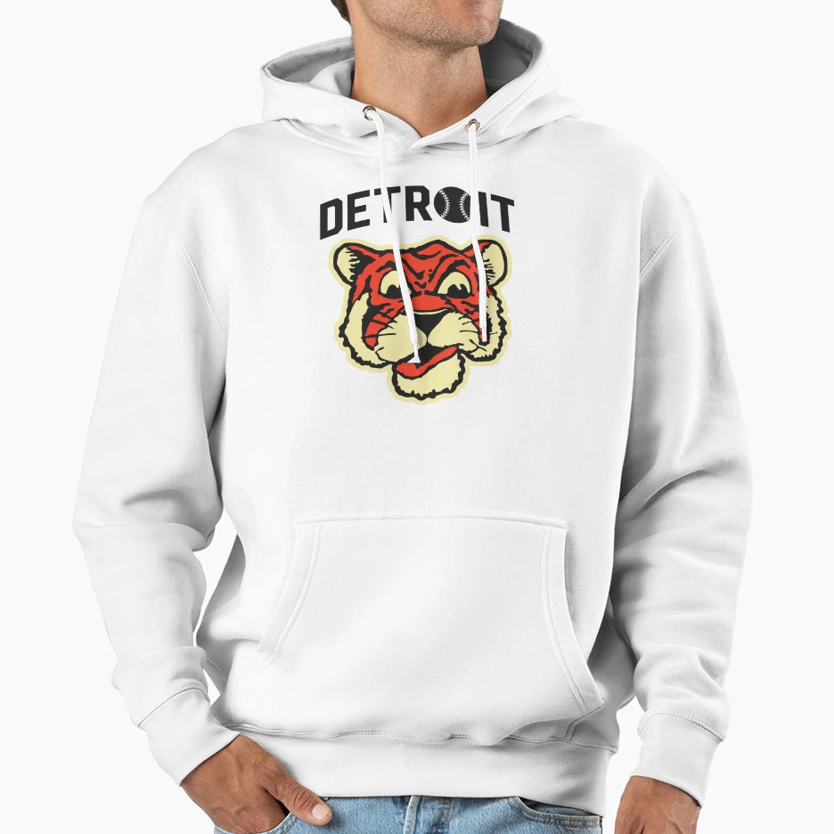 Detroit Tiger Hoodie - Casual Everyday Wear Men Women - T-Shirt, Sweatshirt, Hoodie