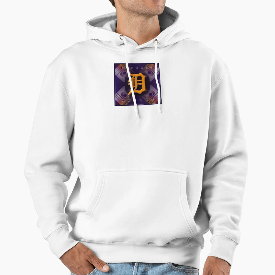 Detroit Muscle Hoodie - Casual Everyday Wear Unisex - T-Shirt, Sweatshirt, Hoodie