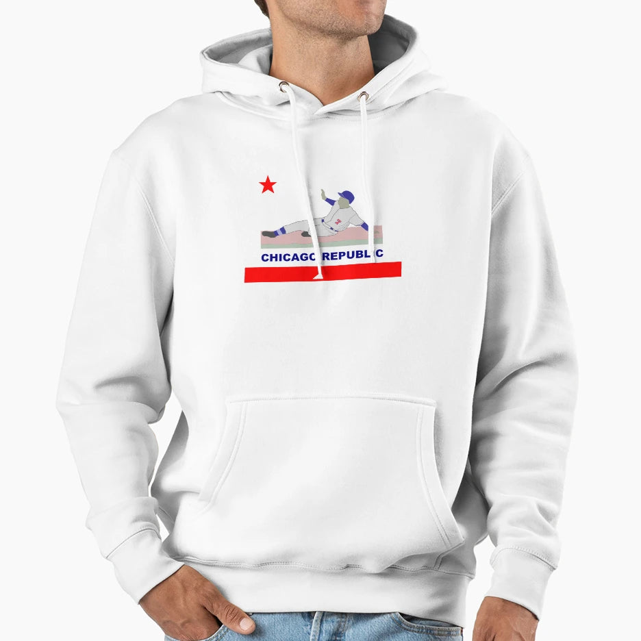 Chicago Republic Hoodie - Unique Graphic Unisex - T-Shirt, Sweatshirt, Hoodie