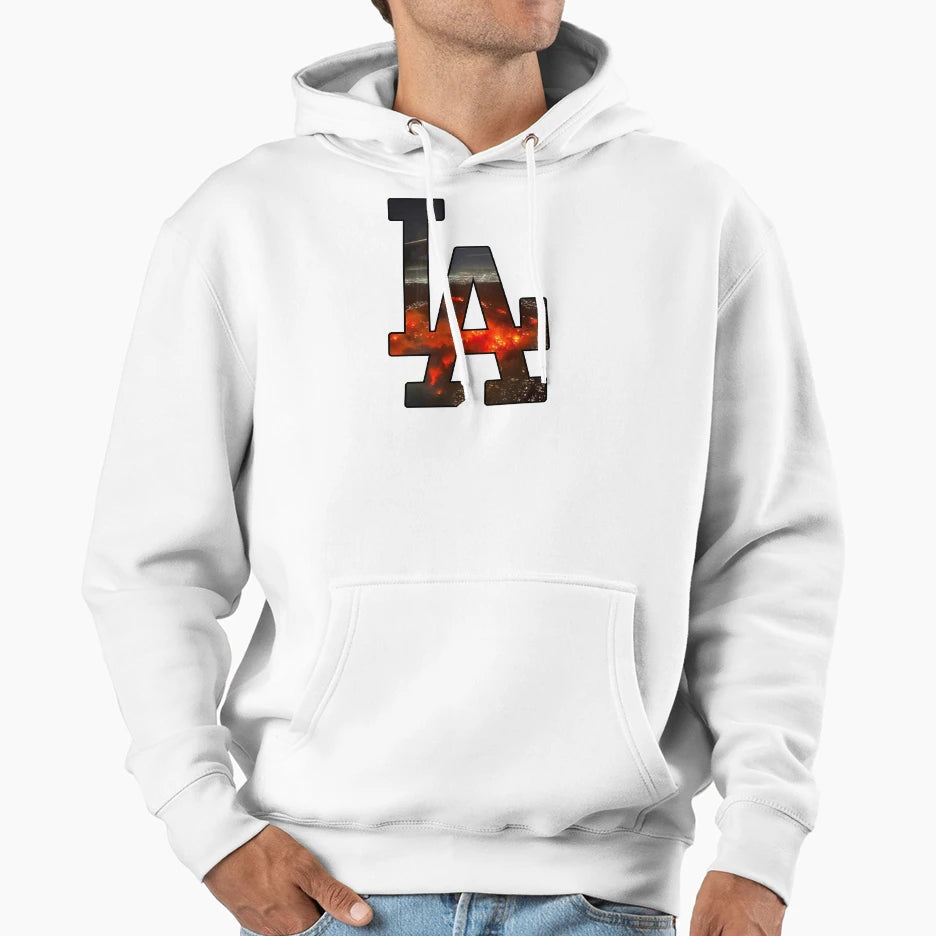 L Fire Hoodie - Unique Graphic Men Women - T-Shirt, Sweatshirt, Hoodie