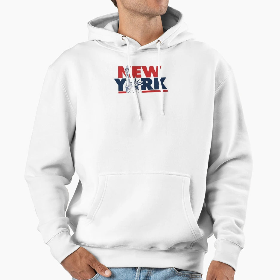 New York City Statue Liberty Hoodie - Trendy Graphic for Adults - T-Shirt, Sweatshirt, Hoodie