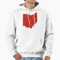 Red Rhinestone Ohio Hoodie - Trendy Graphic Unisex - T-Shirt, Sweatshirt, Hoodie
