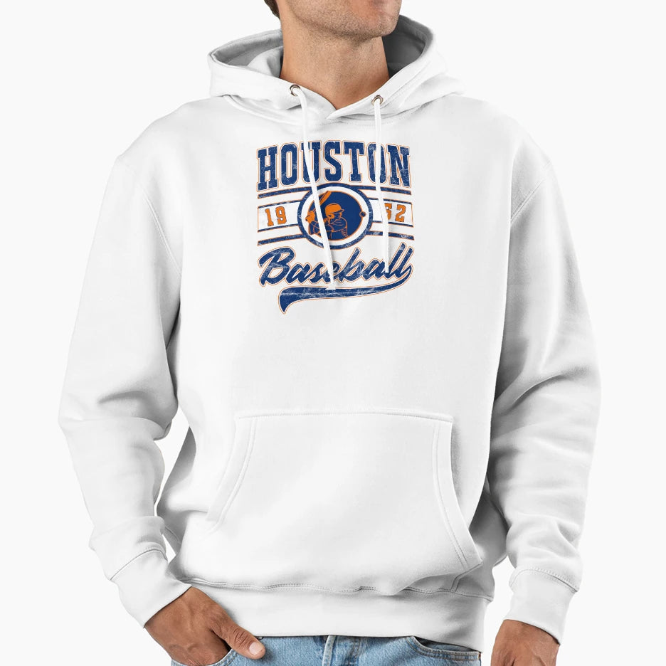 Houston Baseball Hoodie - Aesthetic Graphic Unisex - T-Shirt, Sweatshirt, Hoodie