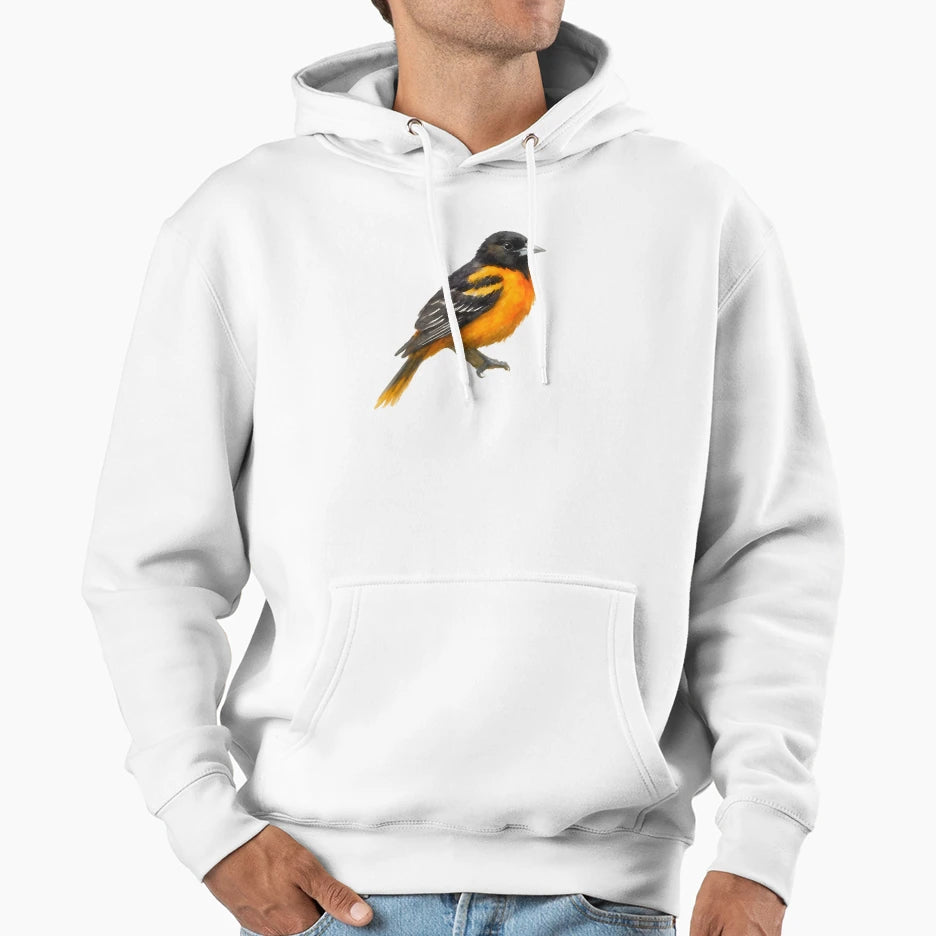 Baltimore Oriole Hoodie - Novelty Apparel for Adults - T-Shirt, Sweatshirt, Hoodie