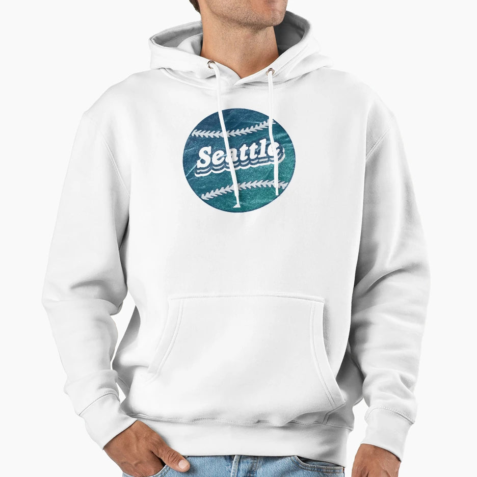 Seattle Baseball Hoodie - Aesthetic Graphic Unisex - T-Shirt, Sweatshirt, Hoodie