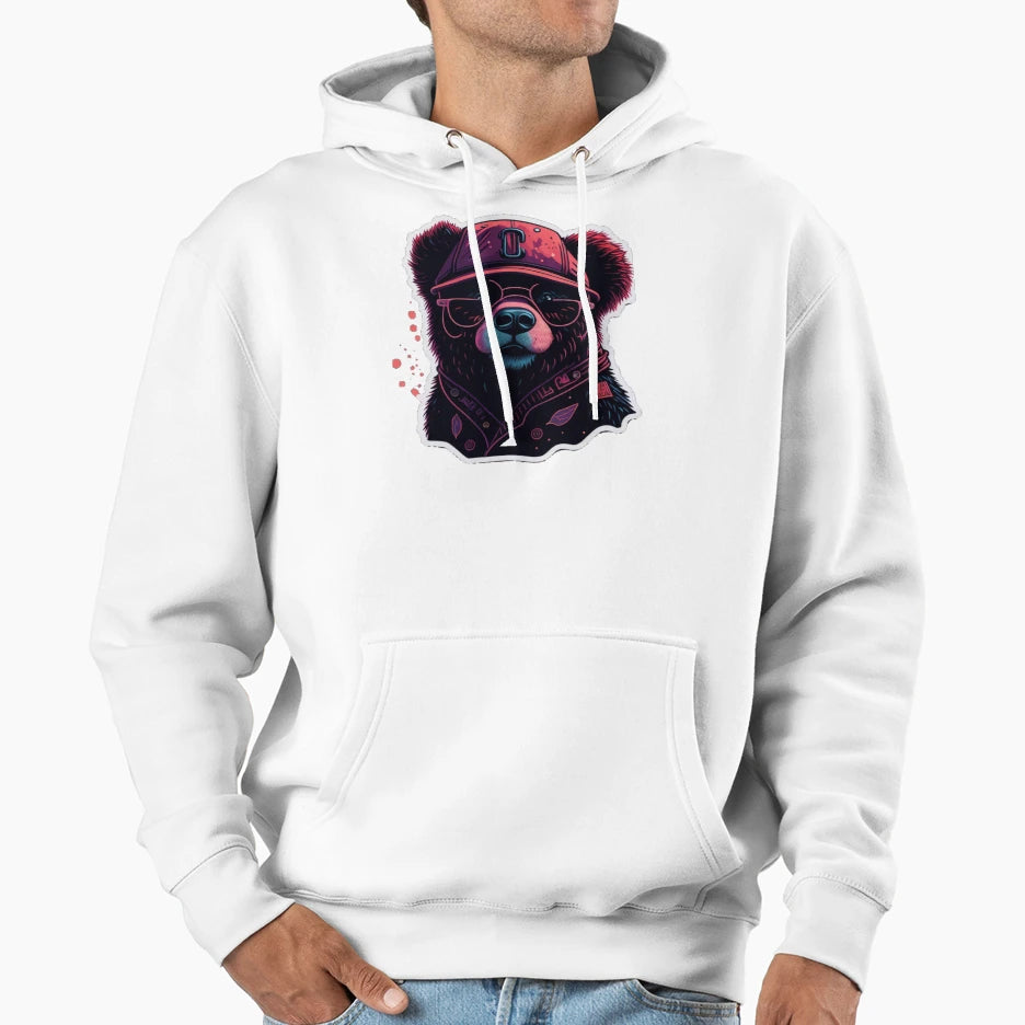 Fur Vector Bear Hoodie - Custom Art Print for Adults - T-Shirt, Sweatshirt, Hoodie