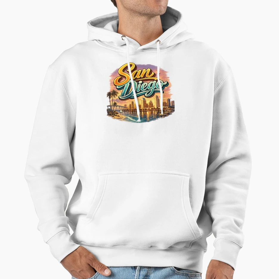 San Diego Hoodie - Trendy Graphic Men Women - T-Shirt, Sweatshirt, Hoodie