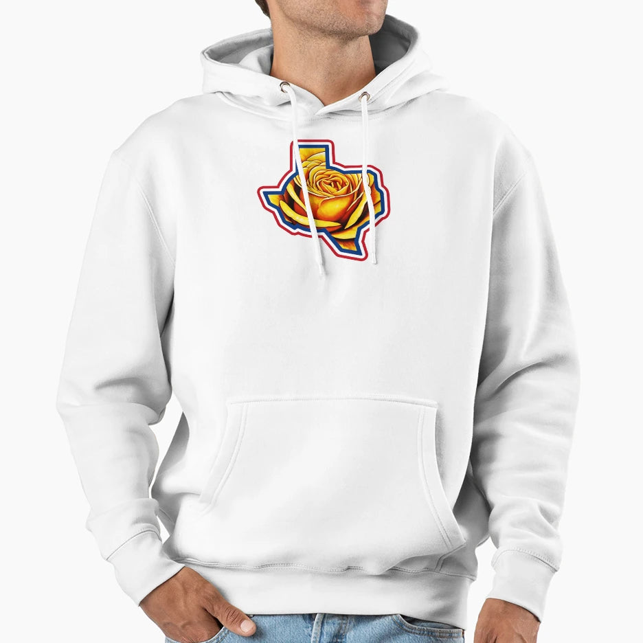 Yellow Rose Texas Usa Rosa Gallica Hoodie - Streetwear Style Unisex - T-Shirt, Sweatshirt, Hoodie