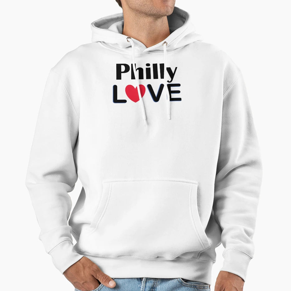 Philadelphia Philly Love Art Hoodie - Graphic Print Men Women - T-Shirt, Sweatshirt, Hoodie