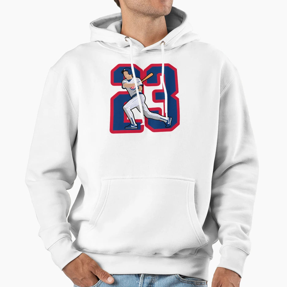 Ryne Sandberg 23 Hoodie - Fun Novelty Design for Adults - T-Shirt, Sweatshirt, Hoodie