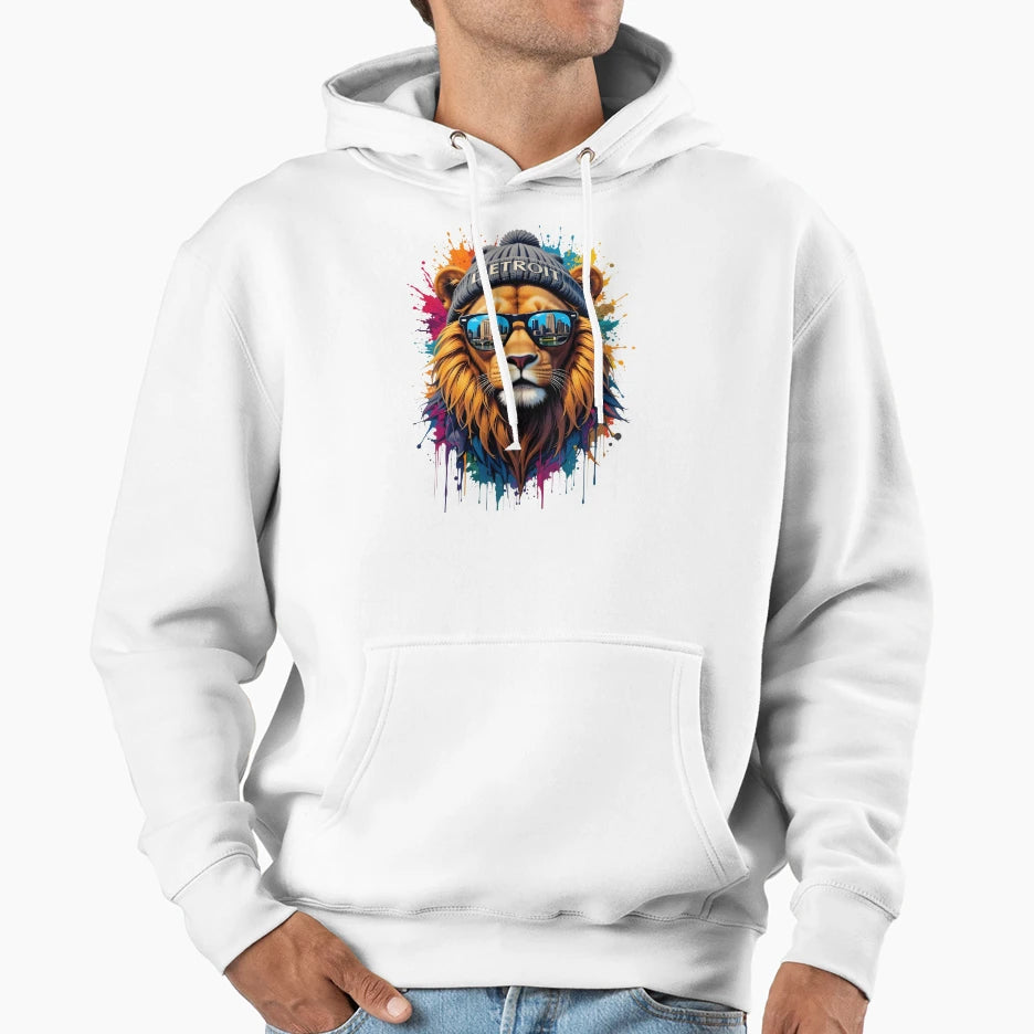 Detroit City Hoodie - Graphic Print Men Women - T-Shirt, Sweatshirt, Hoodie