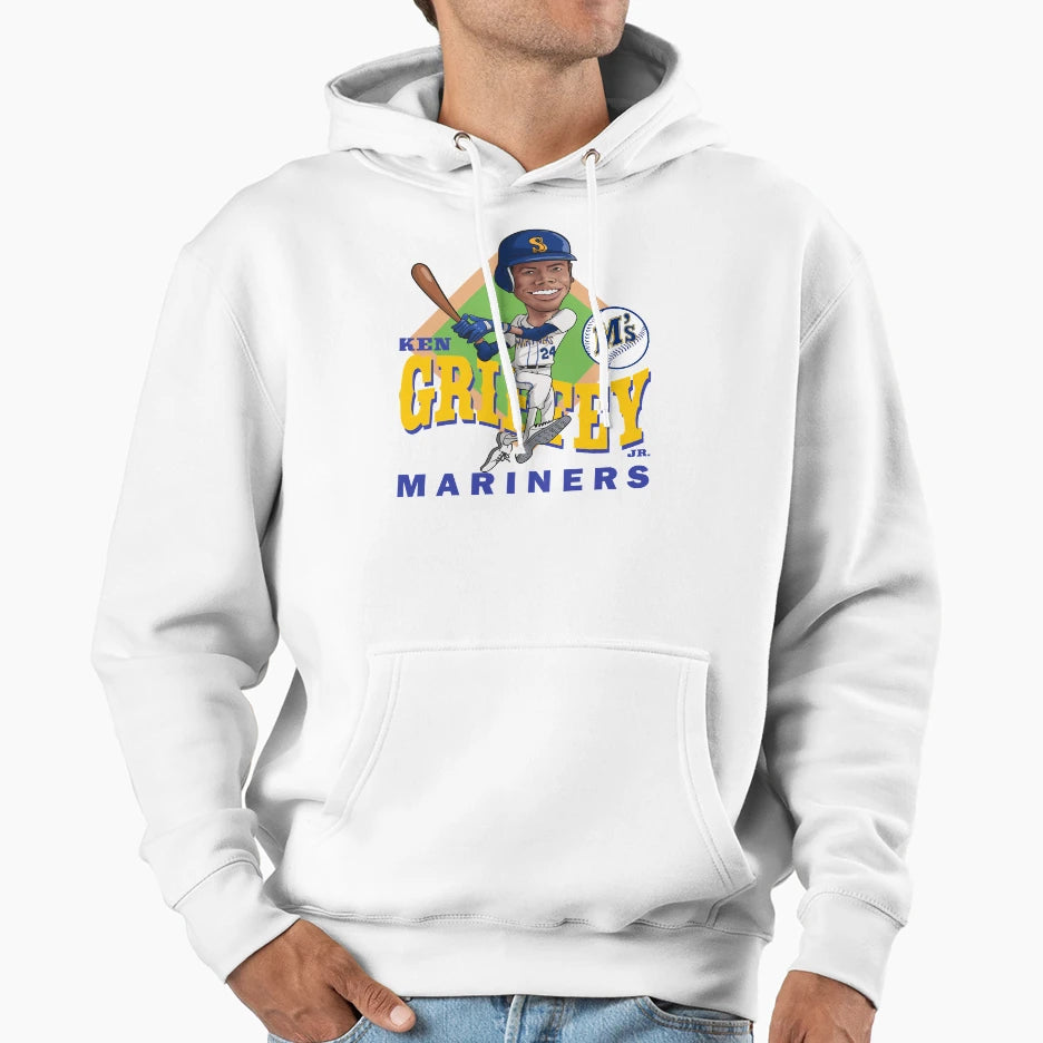 Lucky Gang Athletes Cunning Ken Griffey Hoodie - Custom Art Print Unisex - T-Shirt, Sweatshirt, Hoodie