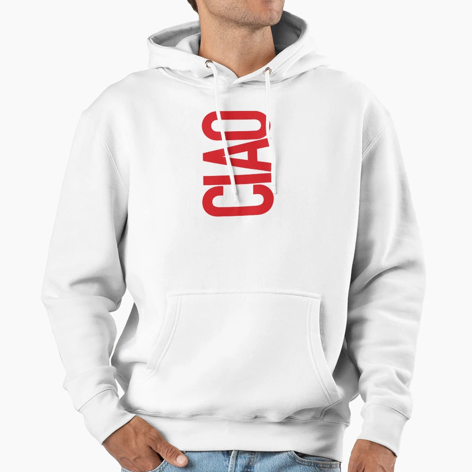 Ciao Hoodie - Graphic Print Unisex - T-Shirt, Sweatshirt, Hoodie