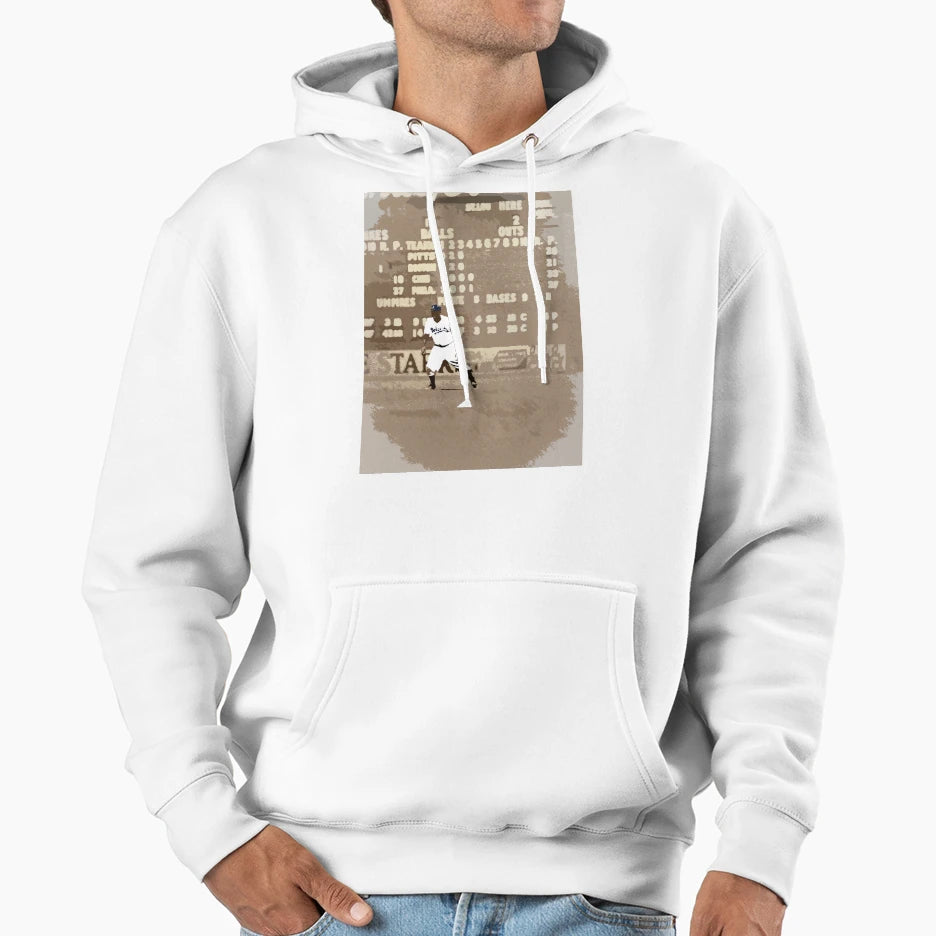 Jackie Robinson Hoodie - Custom Art Print Unisex - T-Shirt, Sweatshirt, Hoodie