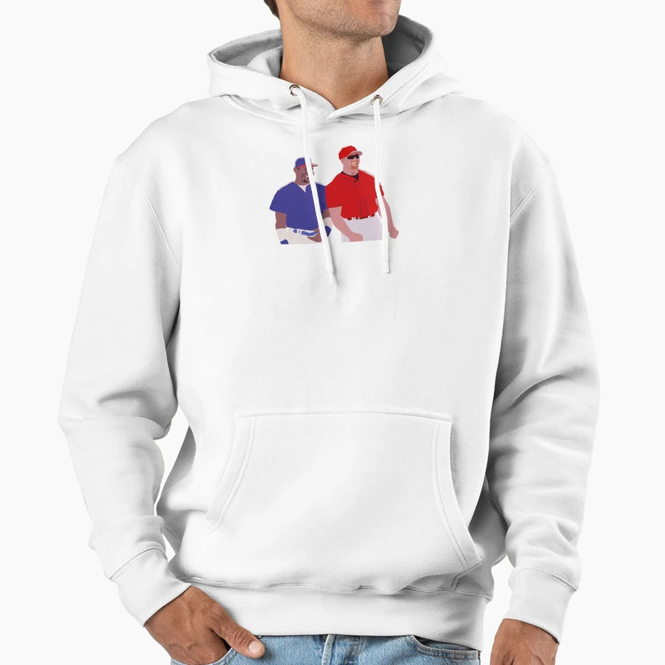 Baseball Guys Hoodie - Minimalist Print Men Women - T-Shirt, Sweatshirt, Hoodie