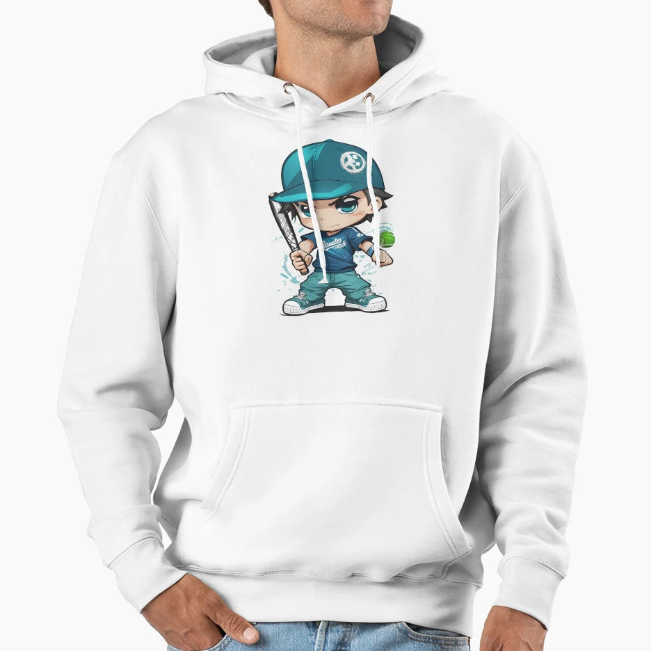 Baseball Hoodie - Minimalist Print for Adults - T-Shirt, Sweatshirt, Hoodie