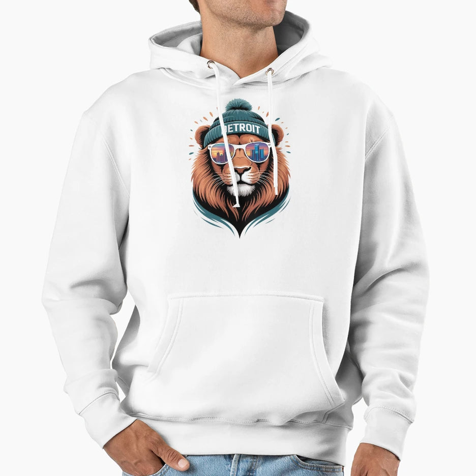 Detroit Team Hoodie - Unique Graphic Men Women - T-Shirt, Sweatshirt, Hoodie