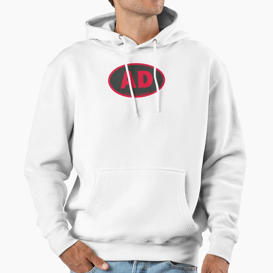 Atlanta Dream Colorful Oval Hoodie - Aesthetic Graphic Unisex - T-Shirt, Sweatshirt, Hoodie