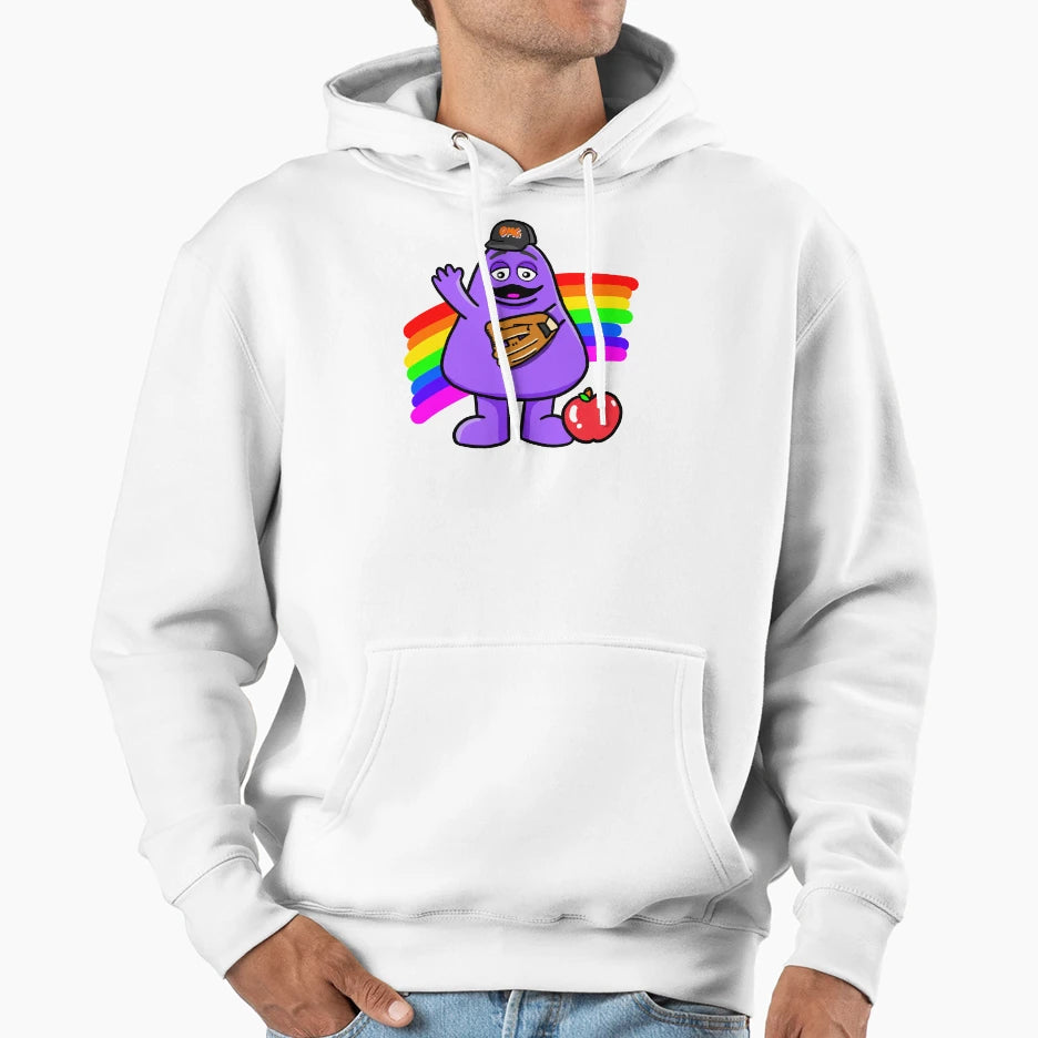Omg Grimace Hoodie - Custom Art Print for Adults - T-Shirt, Sweatshirt, Hoodie
