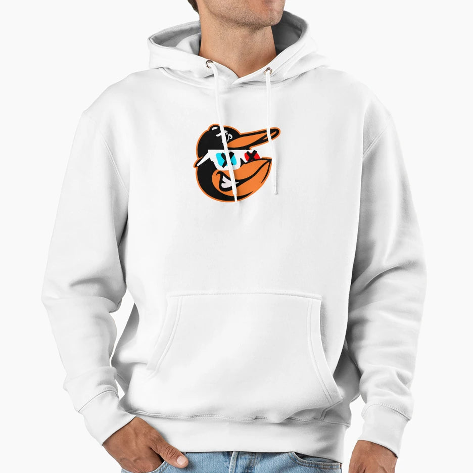 3D T Bird Baltimore Hoodie - Novelty Apparel Unisex - T-Shirt, Sweatshirt, Hoodie