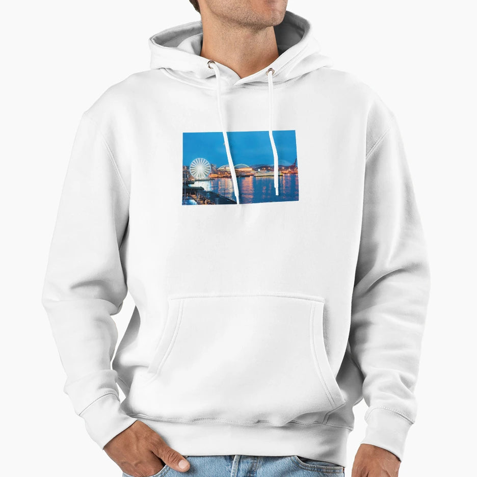 Wheel Hoodie - Fun Novelty Design for Adults - T-Shirt, Sweatshirt, Hoodie