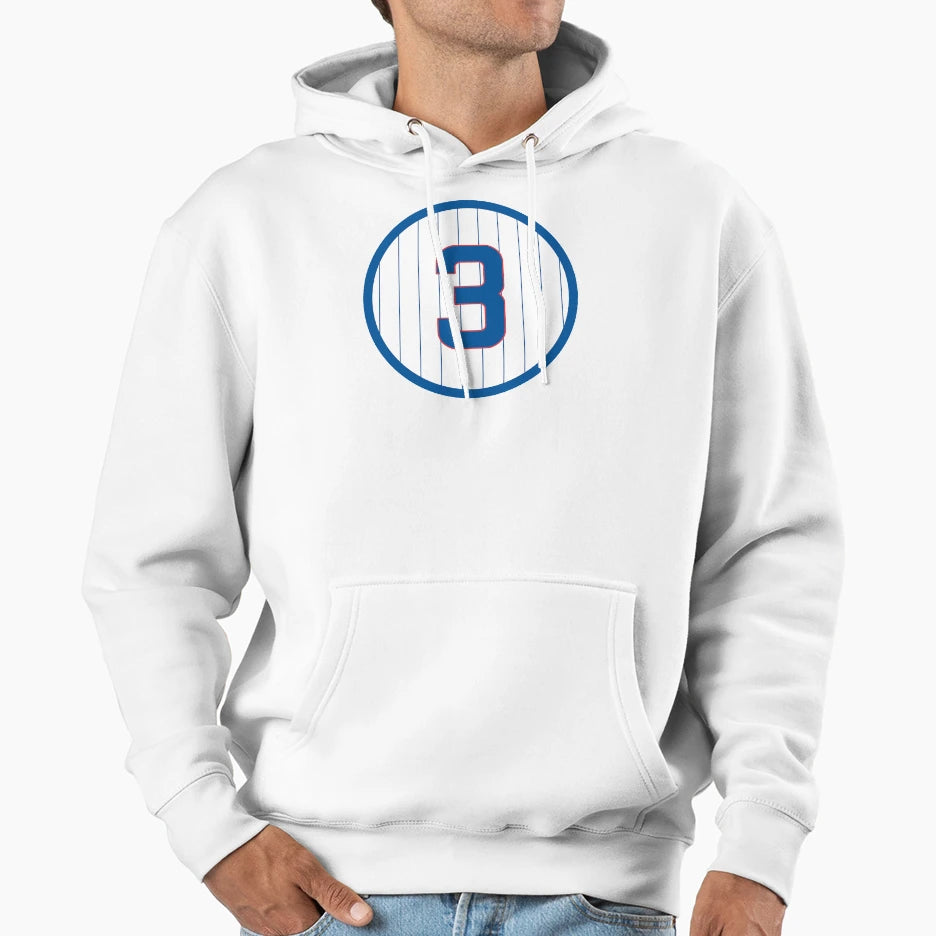 David Ross 3 Jersey Number Hoodie - Unique Graphic for Adults - T-Shirt, Sweatshirt, Hoodie