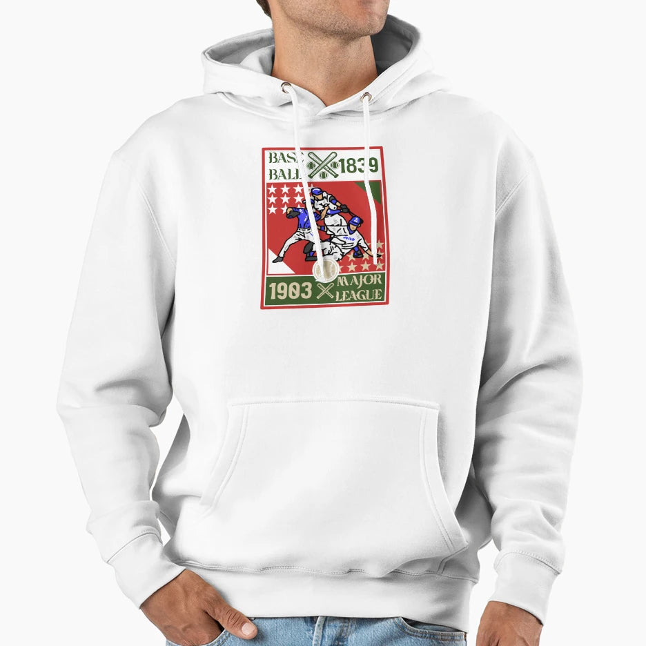 Baseball Hoodie - Trendy Graphic for Adults - T-Shirt, Sweatshirt, Hoodie