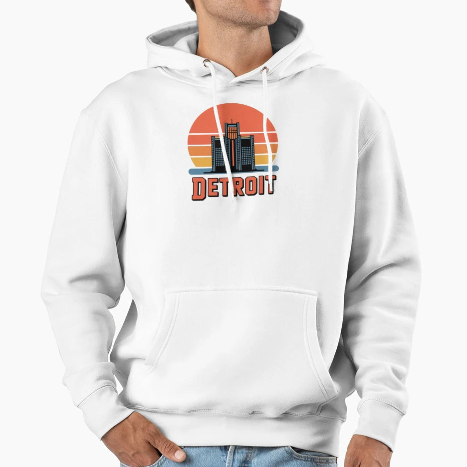 Detroit Hoodie - Trendy Graphic for Adults - T-Shirt, Sweatshirt, Hoodie