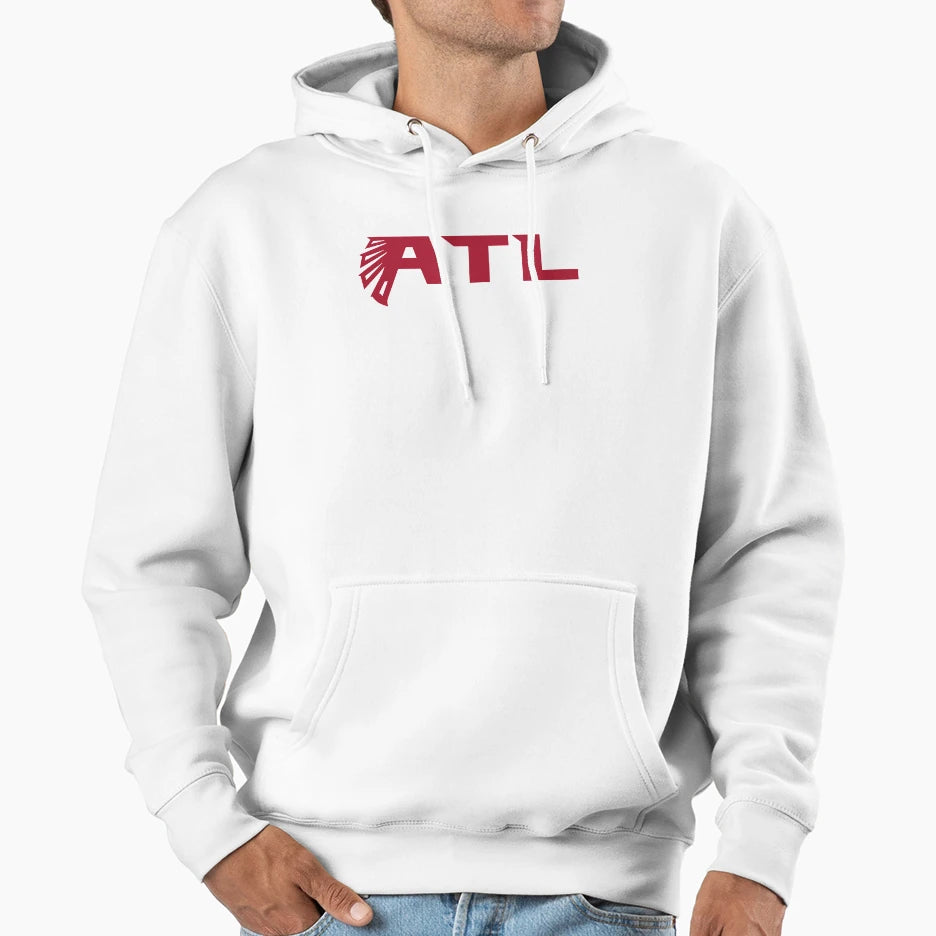 Atl Alternate Logo Hoodie - Custom Art Print Unisex - T-Shirt, Sweatshirt, Hoodie