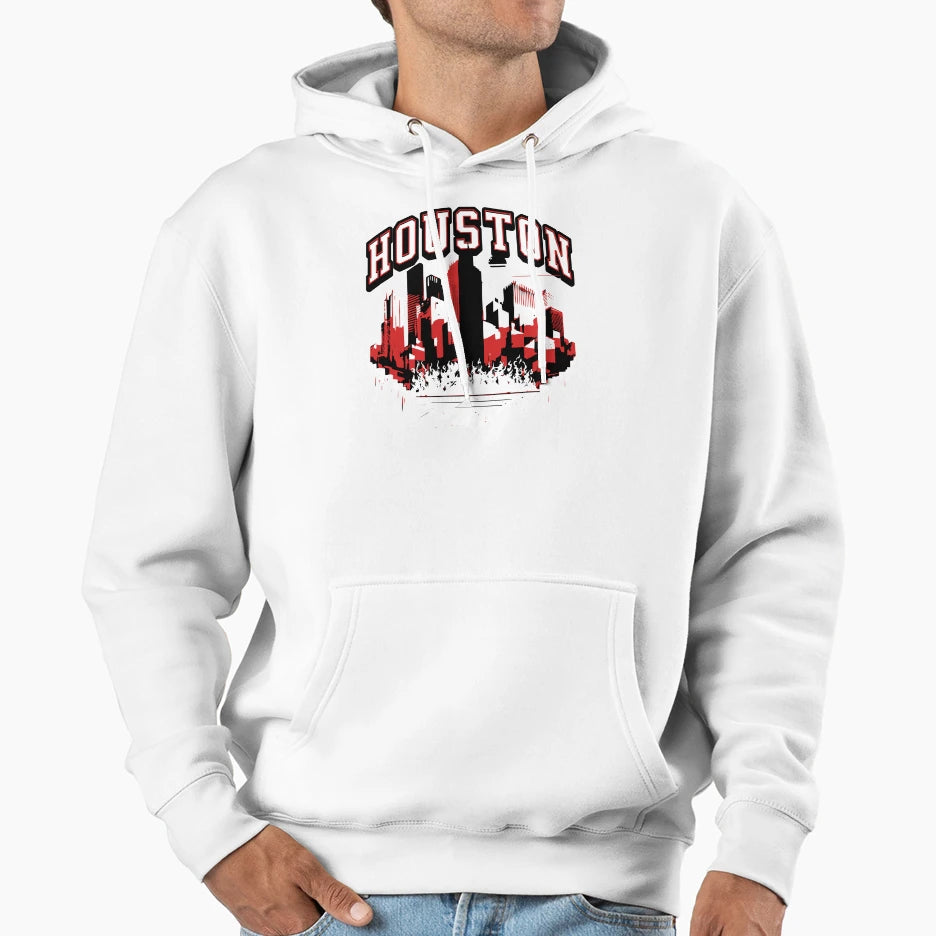 Houston Hoodie - Minimalist Print for Adults - T-Shirt, Sweatshirt, Hoodie