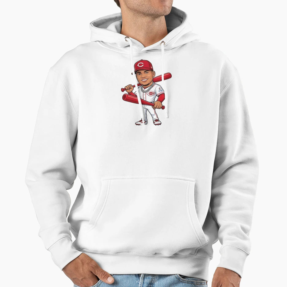 Noelvi Marte Power Hitter Icon Two Hoodie - Custom Art Print for Adults - T-Shirt, Sweatshirt, Hoodie