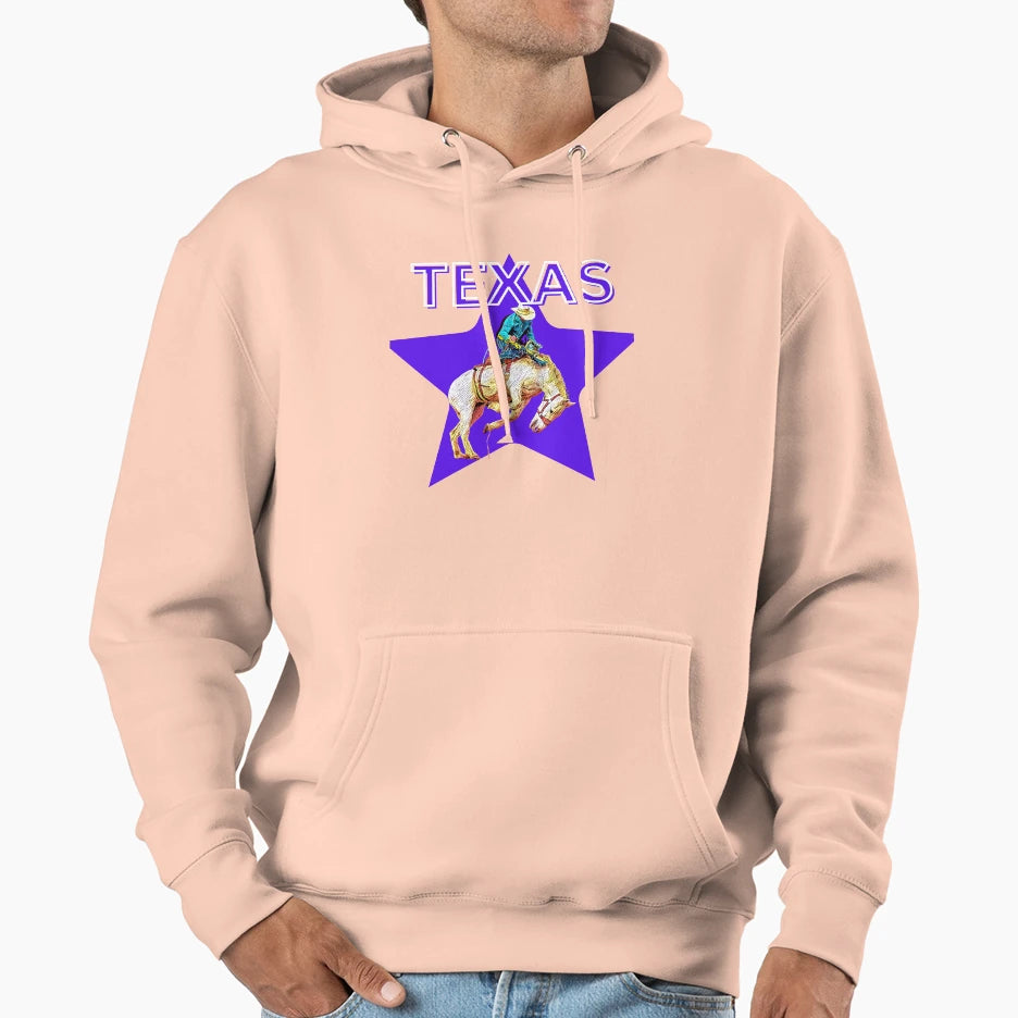 Luckenbach Texas Hoodie - Graphic Print Unisex - T-Shirt, Sweatshirt, Hoodie