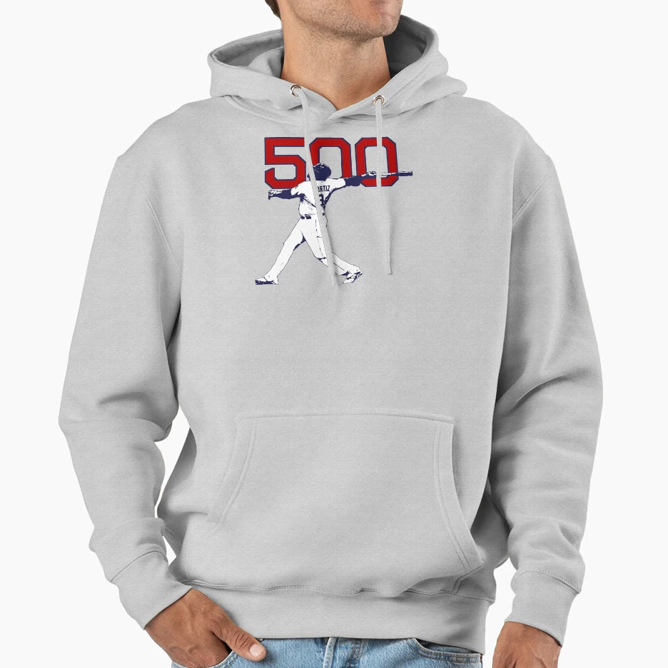500 David Ortiz Hoodie - Trendy Graphic for Adults - T-Shirt, Sweatshirt, Hoodie