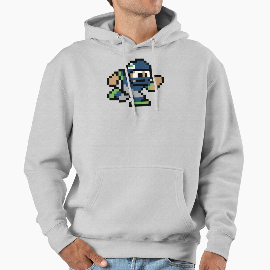 8 Bit Player Seattle Seahawks Hoodie - Streetwear Style Men Women - T-Shirt, Sweatshirt, Hoodie