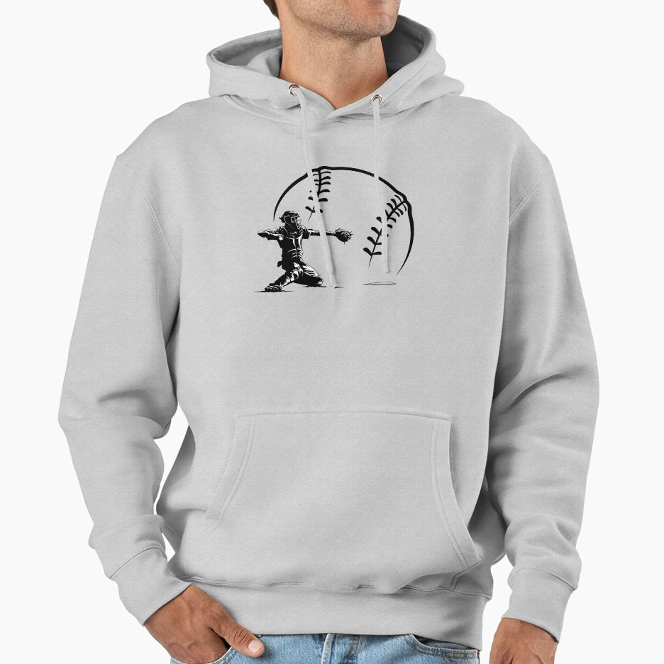 Baseball Hoodie - Graphic Print Men Women - T-Shirt, Sweatshirt, Hoodie