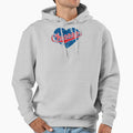 I Love Chicago Illinois Baseball Heart Hoodie - Unique Graphic for Adults - T-Shirt, Sweatshirt, Hoodie
